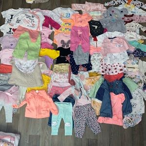 Baby girl bundle of 0-3 month clothes